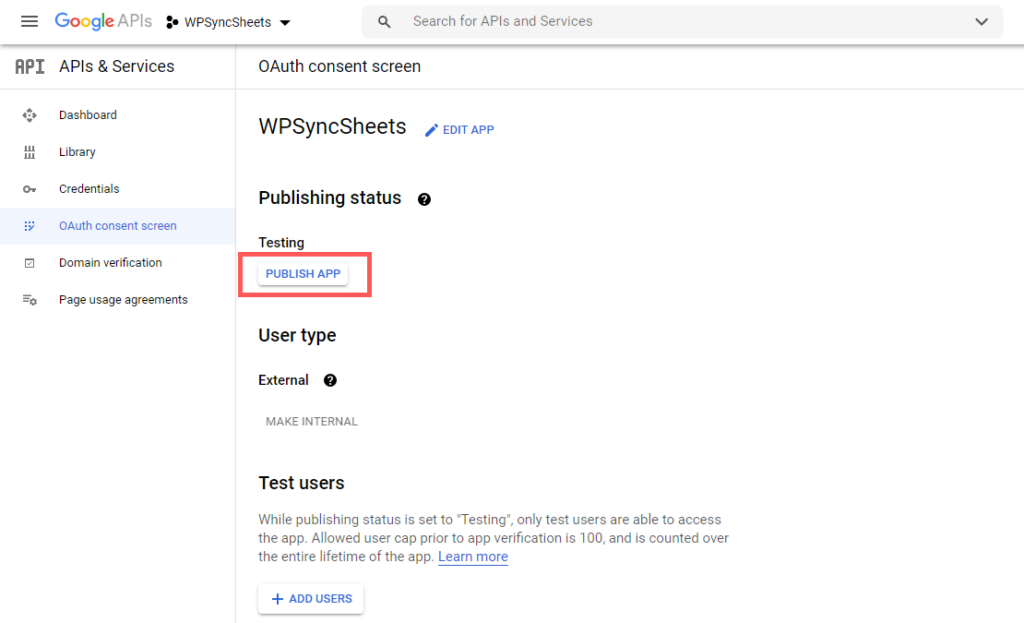 Publish App