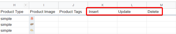 Update Column Sheet 