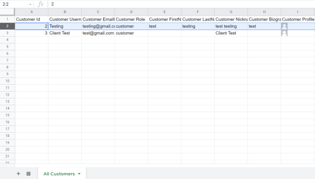 Google Sheet