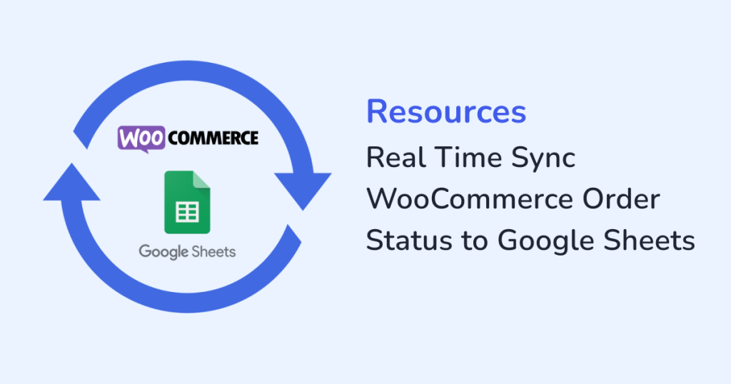 Real Time Sync WooCommerce Order Status to Google Sheets